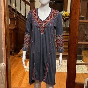 Johnny Was Embroidered Dress
